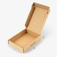 Cajas de Cartón Corrugado Ecológicas, Recicladas, con Logotipo Personalizado en Relieve, Color Kraft Marrón A9, Tipo E-flute, con Cierre Magnético