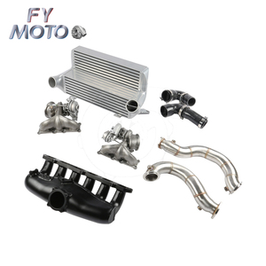 Tubo de Escape + Intercooler + Turbocompresor + Colector de Admisión + Manguera de Entrada Compatible con N54 135i 335i Z4 E82 E87 E81 E90 E91 E92 - Product Image 3