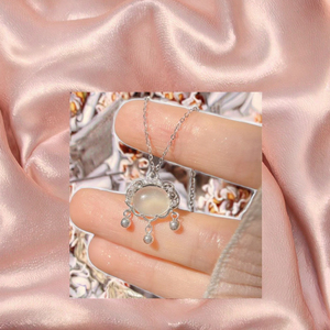 สร้อยคอจี้เงินแท้925 ประดับเพชรซิคอน คุณภาพสูง สไตล์วินเทจ ปี 2024 สำหรับงานปาร์ตี้ เหมาะสำหรับทุกเพศทุกวัย แฟชั่นทันสมัยและมีเอกลักษณ์ - Product Image 3