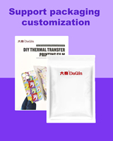 Film de transfert thermique par sublimation 3D A5, 50 feuilles/paquet, film imprimable pour coque de téléphone DIY avec machine à vide 3D automatique de qualité professionnelle