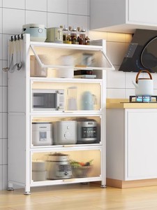 Nhà bếp tổ chức và thủy tinh lưu trữ Kệ chức năng món ăn giá lưu trữ chủ tủ nhà bếp Bộ đồ ăn lưu trữ giá - Product Image 2