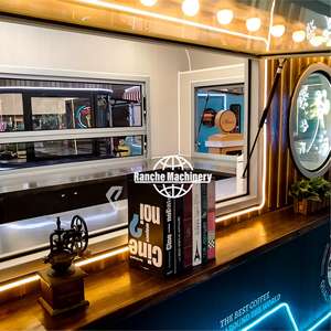 Camion de cuisine électrique mobile, remorque pour pizza, hamburgers, café, glaces, barbecue, camion de nourriture mobile à 4 roues - Product Image 5