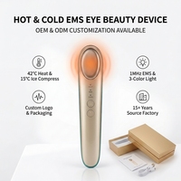 Appareil de massage facial chaud et froid OEM pour les yeux, dispositif de beauté pour le visage et les yeux, produit de beauté à usage domestique anti-âge et anti-rides