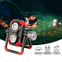 Nouvelle Lampe de Travail Magnétique 360° Transfrontalière, Haute Luminosité, Portable, Suspendable, pour Garage, Entretien, Pêche, Camping, Modèle 795