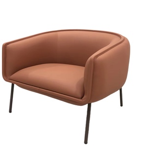 <span class=keywords><strong>Chaise</strong></span> d'Appoint Moderne en <span class=keywords><strong>Cuir</strong></span> <span class=keywords><strong>Tubulaire</strong></span> avec Cadre en Acier pour Villa Salle à Manger Appartement Maison Bar ou Chambre à Coucher Hôtel - Product Image 6