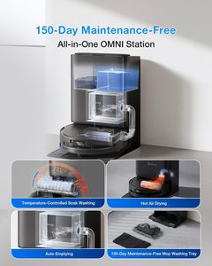 Para ECOVACS DEEBOT T80S Omni Robot Aspiradora y Fregadora con 24,800Pa de Succión, Mopa de Elevación Automática para Alfombras y Protección contra Derrames para el Hogar - Product Image 4