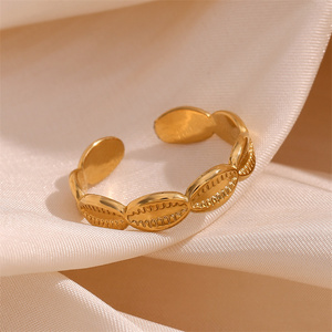 18K Or Acier Inoxydable Plaqué Dents Réglables <span class=keywords><strong>Anneau</strong></span> Niche Creative <span class=keywords><strong>Personnalisé</strong></span> Bijoux <span class=keywords><strong>De</strong></span> Mode pour Femmes Anneaux <span class=keywords><strong>De</strong></span> Mode - Product Image 1