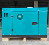 Générateur diesel 10kW 12kW 110V 120V 220V monophasé pour usage domestique, groupe électrogène de secours avec ATS