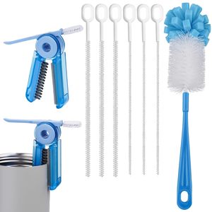 Kit de nettoyage de brosses pour bouteilles Stanley, brosses à paille extra longues avec brosse de nettoyage de bouchon 4-en-1 pour Owala / Yeti - Product Image 1