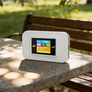 Módem Portátil ChiWay 4G LTE con Ranura para Tarjeta SIM, Router Portátil con Pantalla LED LCD, Hotspot de Bolsillo, Mifis de 300Mbps Wifi para Uso en Exteriores - Product Image 1