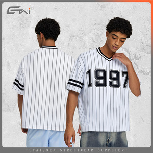 Ensemble de vêtements de sport pour homme <span class=keywords><strong>Etai</strong></span>, haut de football à fermeture éclair, manches courtes, short, style streetwear, t-shirt à col en V rayé, polyester et élasthanne - Product Image 2