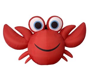 <span class=keywords><strong>Crabe</strong></span> Gonflable Publicitaire en Tissu Oxford pour Décorations Extérieures, Taille Personnalisable, Alimentation par Prise - Product Image 1