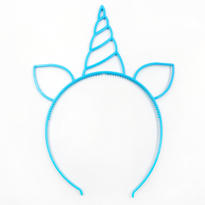 ROMANTIC Latest Design Wholesale Silicone unicorn Flower Girl <strong>Headband</strong> Baby Christmas <strong>Halloween</strong> <strong>Headband</strong> Girls - Product Image 4
