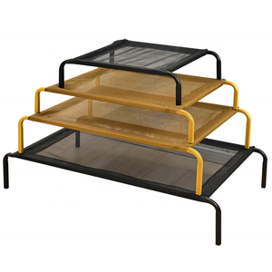 Vente en gros, <span class=keywords><strong>lit</strong></span> surélevé extérieur/intérieur lavable et durable <span class=keywords><strong>pour</strong></span> <span class=keywords><strong>chien</strong></span>, <span class=keywords><strong>lit</strong></span> de <span class=keywords><strong>trampoline</strong></span> en maille portable surélevé en métal moyen imperméable - Product Image 6