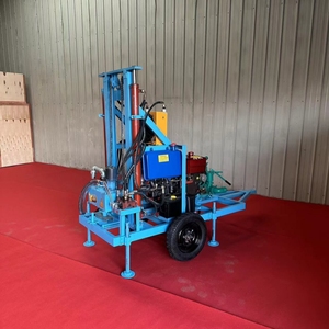 Giếng khoan Giàn Khoan DIESEL bánh 150M 200M nước giếng khoan Giàn Khoan máy với Carbide khoan bit cho khai thác mỏ sử dụng - Product Image 3