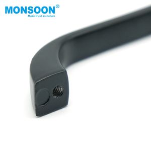 Poignées de tiroir de placard en alliage d'aluminium, barres creuses de grande longueur (64/96/128/160/192mm) pour la décoration de meubles et les armoires de cuisine - Product Image 4