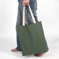 # Sac en toile promotionnel en coton, 12 oz, 40 cm x 34 cm, avec poignée contrastante