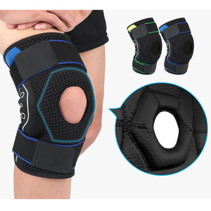 Genouillères de Protection Sportive avec Absorption des Chocs, Attelle Cheville <span class=keywords><strong>Pied</strong></span> Orthopédique, Compression Genouillère de Soutien - Product Image 2