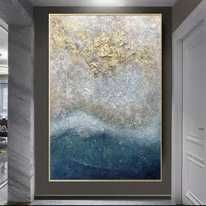 Large 100% Handmade Oil Art Painting Decorative Pictures Canvas Wall Art Painting Abstract Modern Thick Oil Painting On Canvas