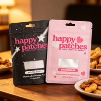 Sachet Mylar personnalisé imprimé, refermable, de qualité alimentaire, avec fermeture éclair, pour snacks, bonbons et fruits secs