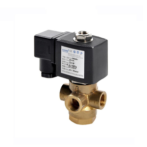 วาล์วน้ำโซลินอยด์ทองเหลืองแบบสามทาง ขนาด DN8 1/4 นิ้ว 12V DC ใช้งานได้ทั่วไป แบบทำงานโดยตรง ยี่ห้อ COVNA ลดราคาพิเศษ B2Bclearance Sale - Product Image 2