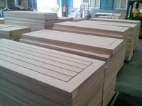 Classical Prefinish Internal Door Oak Mexicano Interior Timber Door with Solid Oak Lippings and White Primer Door Jamb Casing