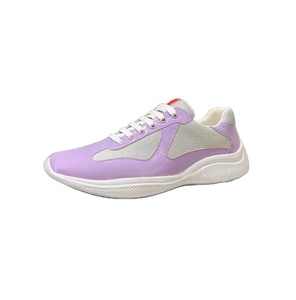 Nouvelles baskets décontractées pour hommes en cuir véritable et maille, style designer, modèle American Cup, pour l'été, avec semelle EVA pour la marche en extérieur - Product Image 4