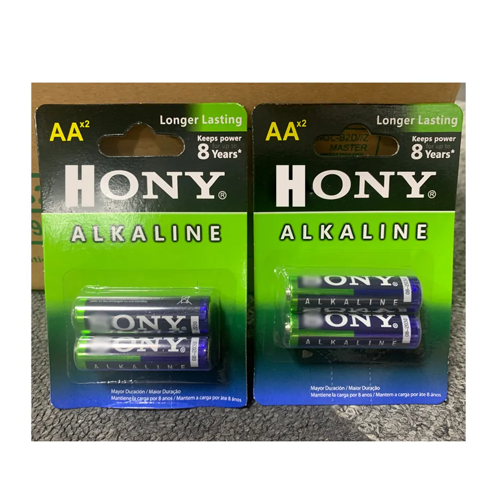 AA/AAA Battery LR6 AA2 No.5 Battery AAA Alkaline Battery Size Aaa/lr03/am3 1.5v Dry Battery For Sony
