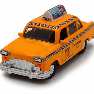 Caja de 12 Coches de Juguete de Metal Fundido a Presión - <span class=keywords><strong>Taxi</strong></span> Amarillo de Ciudad, Amarillo, <span class=keywords><strong>Escala</strong></span> de 5 Pulgadas - Product Image 2