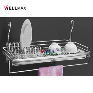 Escurridor <span class=keywords><strong>de</strong></span> Platos Colgante <span class=keywords><strong>de</strong></span> <span class=keywords><strong>Pared</strong></span> WELLMAX con Bandeja, Soporte <span class=keywords><strong>de</strong></span> Almacenamiento, Escurridor <span class=keywords><strong>de</strong></span> Platos <span class=keywords><strong>de</strong></span> Cocina - Product Image 5