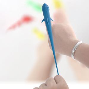 ของเล่นหนังสติ๊กฉลาม CHENXI ของเล่นนุ่มนิ่ม ยืดหยุ่นได้ ของเล่นยิงสัตว์ ของขวัญแปลกใหม่ บีบคลายเครียด - Product Image 3