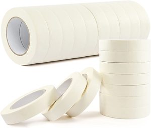 Venta al por mayor 24mm pintor autoadhesivo pintura alto papel crepé enmascarar <span class=keywords><strong>cinta</strong></span> de pintura de respaldo - Product Image 1