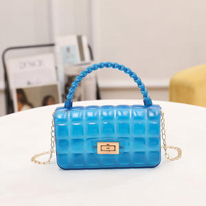 Kleurrijke Jelly Super Mini Schoudertas Voor Meisje Dagelijks Dragen Peuter Meisje Crossbody Tas Pvc Transparante Portemonnee - Product Image 3