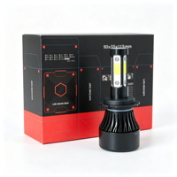 Phares LED de voiture SunRise X7 H1, 4 faces, 12V 48W 8000LM 6500K, étanches IP68, haute luminosité, Plug and Play, ajustement universel