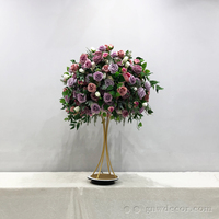 GNW Herzstück Blume Wand Blume Ball Benutzer definierte dekorative künstliche Blumen Seide Rose Hochzeit Tisch dekoration