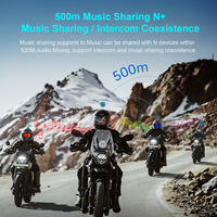 Kamera dasbor helm sepeda motor Q29 Model terbaru dengan 2 orang 500M Headset interkom kamera Video definisi tinggi untuk pengendara