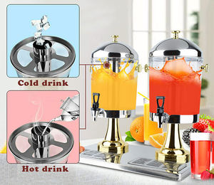 TIANXING Hotel Party Supplies 8L 16L 24L Dispensadores de bebidas frías Dispensador de bebidas de jugo de naranja fresco de plástico con grifo - Product Image 2