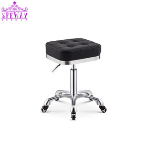 New black and gold pedicurist chair salon pedicure technician chairs wholesale - Product Image 2