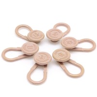 Rallonge de bouton en métal pour pantalons jeans Couture gratuite Col rétractable réglable Chemise élastique Alliage élastique Printemps Jeans