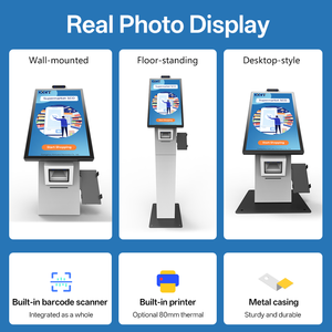 Caisse enregistreuse tactile en libre-service avec écran tactile de 21,5 pouces sous Windows 10 pour la vente au détail et les supermarchés - Product Image 2