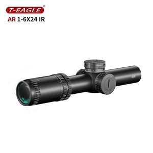 กล้องเล็ง T-EAGLE <span class=keywords><strong>AR</strong></span> <span class=keywords><strong>1</strong></span>-6X24IR SFP ขนาดหลอด 30 มม. รุ่น High Profile กันน้ำ สำหรับล่าสัตว์ ทนแรงกระแทก พร้อมไฟเรืองแสงสีแดง - Product Image 4