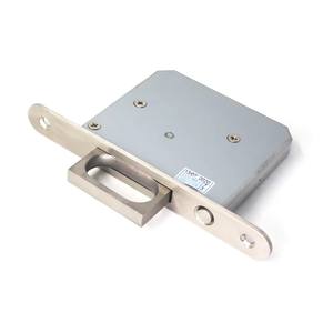 بيع بالجملة حافة مفتاح مضاد للسرقة قفل باب سحب جسم أبواب منزلقة خارجية دخان حريق صلب مقاوم للصدأ ساتان نحاسي PVD AB AC A55HLH - Product Image 1