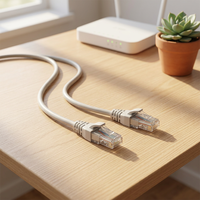 RJ45 Abgeschirmtes Cat6 UTP-Patchkabel mit CCA-Leitern für Ethernet
