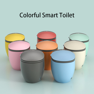 Bidet WC automatique coloré, WC intelligent avec commande vocale IA, musique et UV - Product Image 2