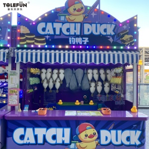 Tolefun Outdoor Carnival Booth Game Material PP Globo Blaster Soporte de suelo con Spin Tic Tac Toe y Fortune Prize Wheel - Product Image 3