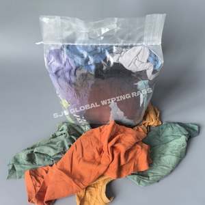 Paños de Limpieza de Felpa de Colores, 100% Algodón, Resistentes, Ideales para el Mantenimiento de Equipos Pesados en Talleres - Product Image 1