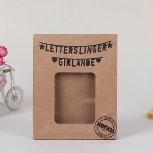 Emballage personnalisé pour sous-vêtements pour hommes avec fenêtre/ Enveloppes en papier kraft pour lingerie sexy style string/ Emballage pour t-shirt - Product Image 4