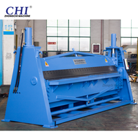 Machine à plier hydraulique grande capacité ZCJX en acier inoxydable pour tôles, conduits d'air et boîtes pliantes, facile à utiliser