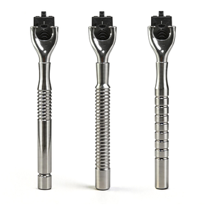 Shavcooo MH111 Manche en acier inoxydable avancé pour lames universelles à cinq lames, têtes de rechange pour cartouches 3, <span class=keywords><strong>5</strong></span>, 6, pour homme, voyage - Product Image 1
