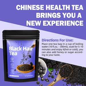 Sachets de thé pour la croissance des cheveux, à base d'herbes naturelles, renforcent les racines, assombrissent et préviennent la chute des cheveux, nourrissent les follicules, qualité supérieure - Product Image 6